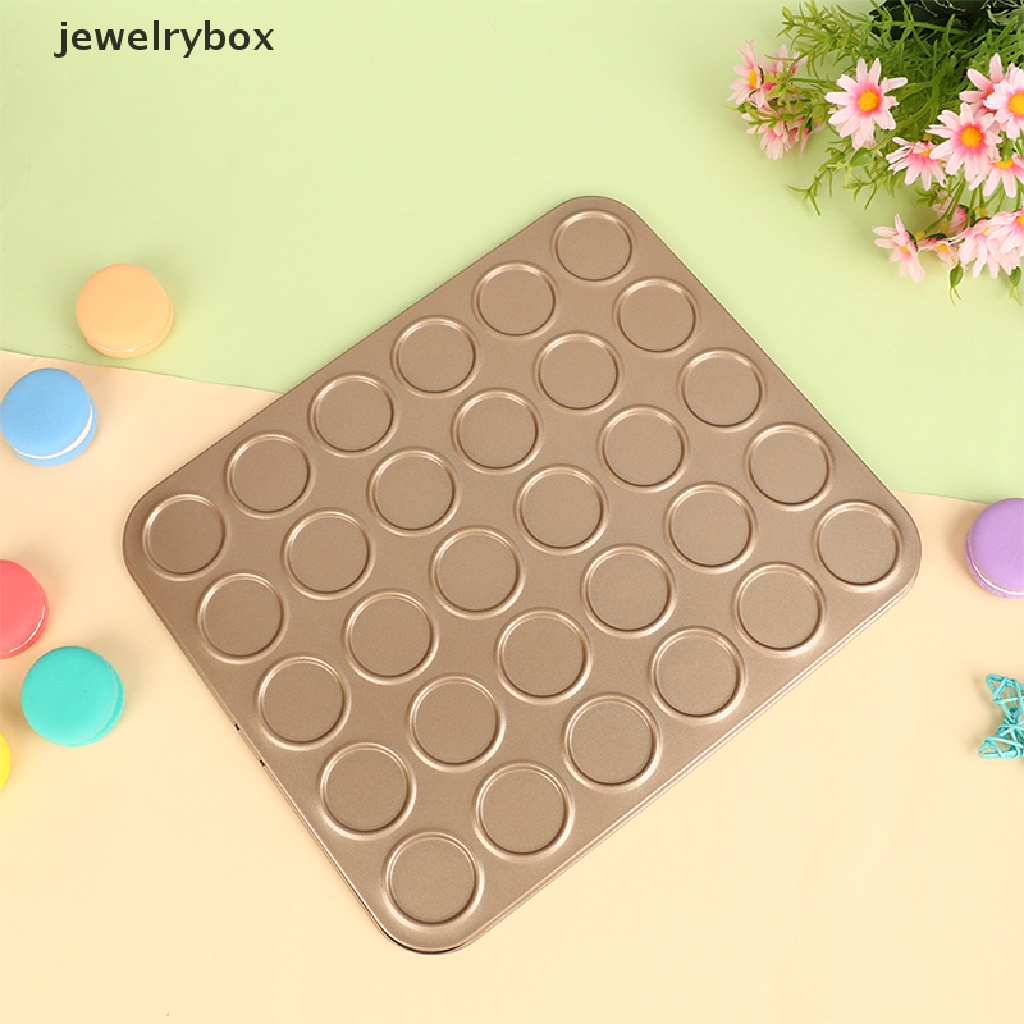 [jewelrybox] 30hole Macaroon Kit Carbon Steel Loyang Macaron Pot Anti Lengket Baking Tray Butik