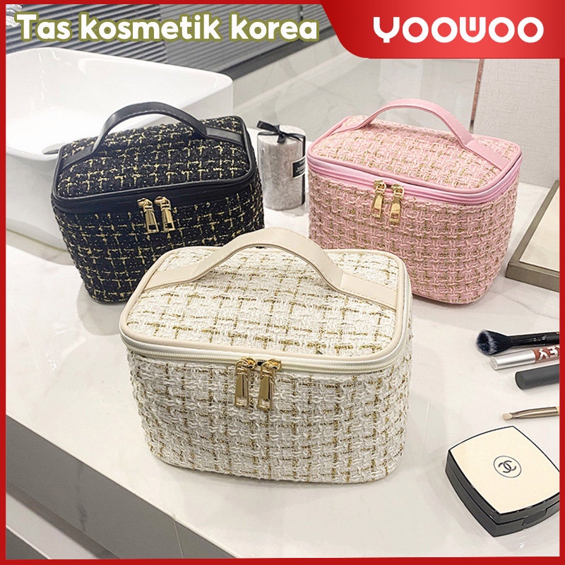 Tas kosmetik / pouch kosmetik / tas kosmetik portable / professional cosmetic bag