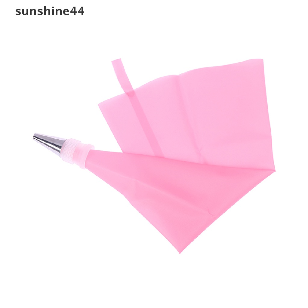 Sunshine al Cake Decorag Tools Silicone Pastry Bag Aksesoris Dapur ID