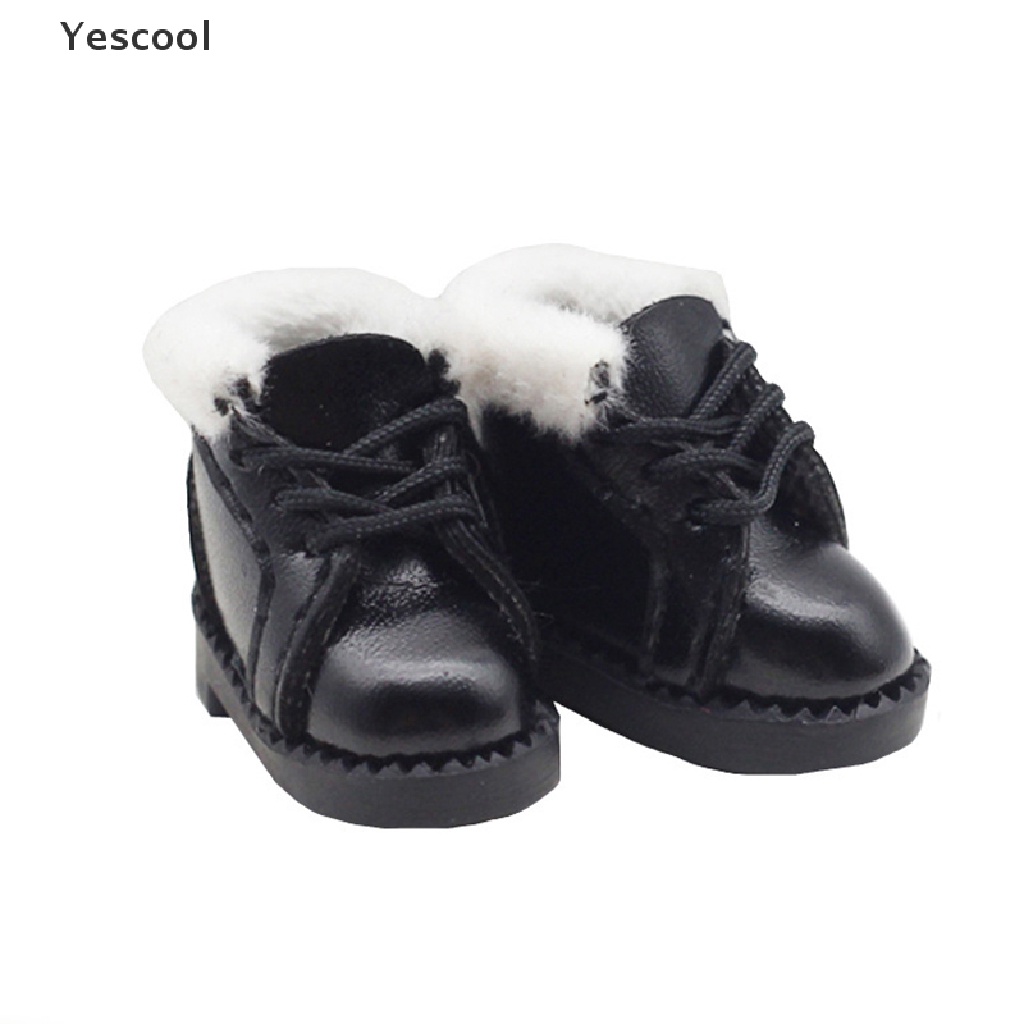 Yescool Ob11 DOD 1per12 Bjd Sepatu Boneka Kaos Kaki Casual Hand-made Sepatu Boneka Mini Boneka Akses ID