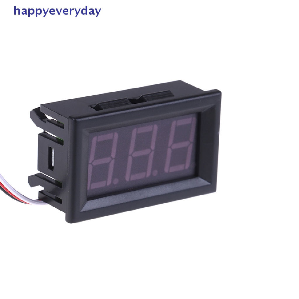 [happy] Dc 0-30V 3kabel LED digital display panel volt meter Tegangan voltmeter Mobil motor [ID]