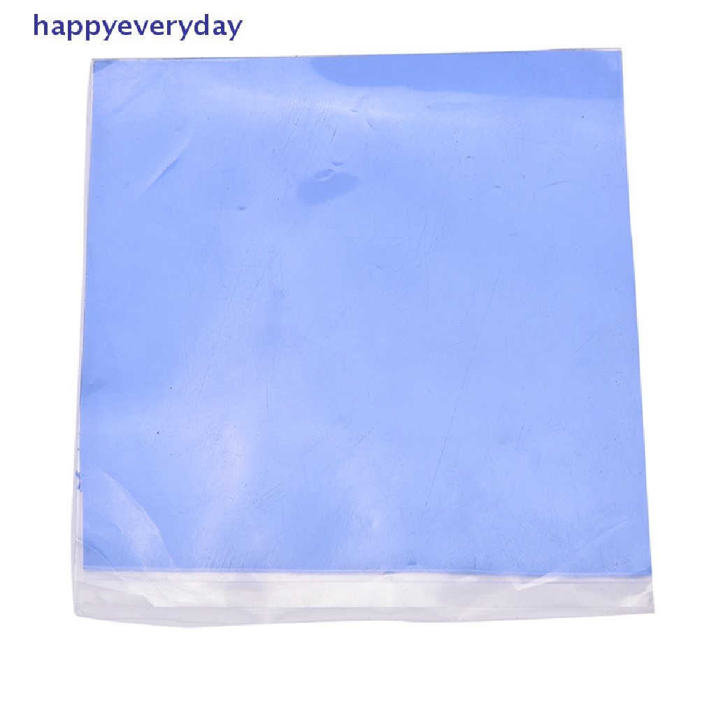 [happy] Biru GPU CPU Heatsink Pendingin Thermal Conductive Silicone Pad 100mmx100mmx2mm [ID]