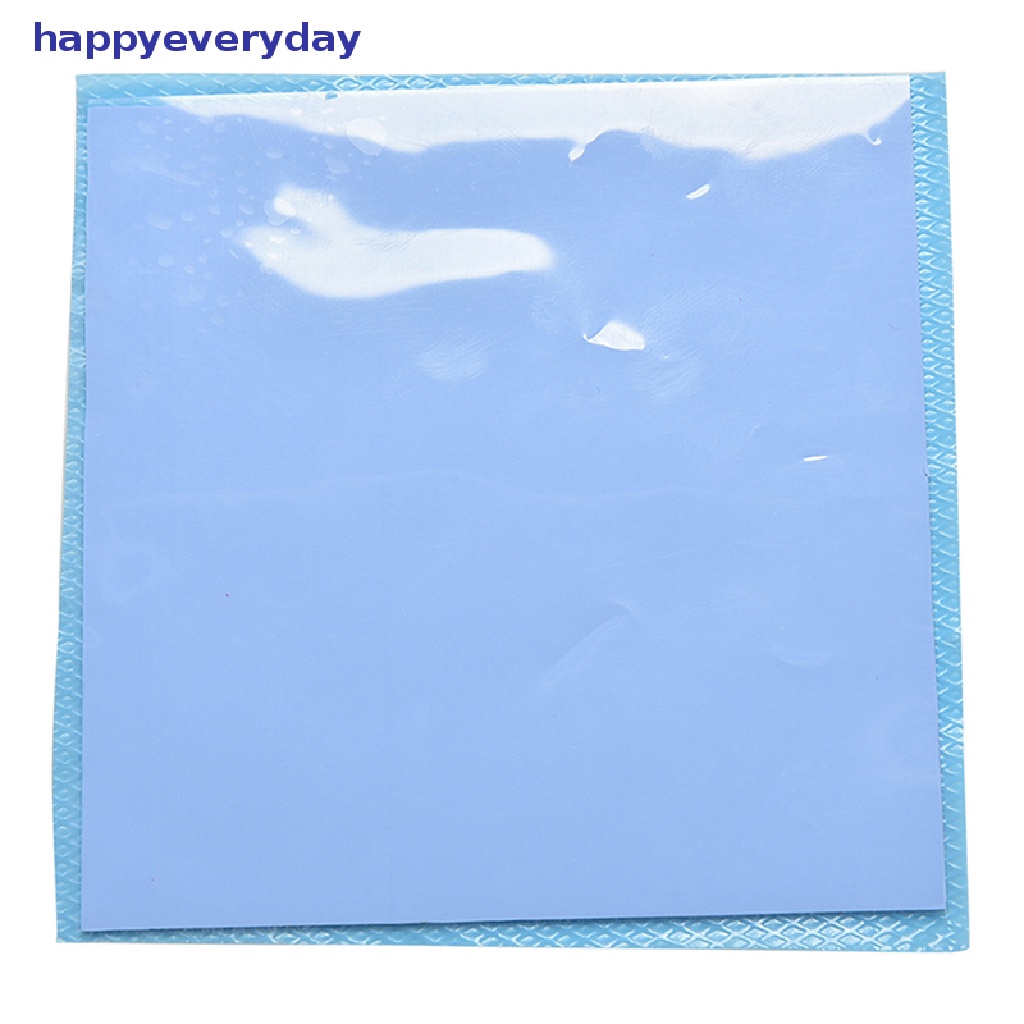[happy] 100mmx100mmx1mm Biru Heatsink Pendingin Thermal Conductive Uncut Silicone Pad [ID]