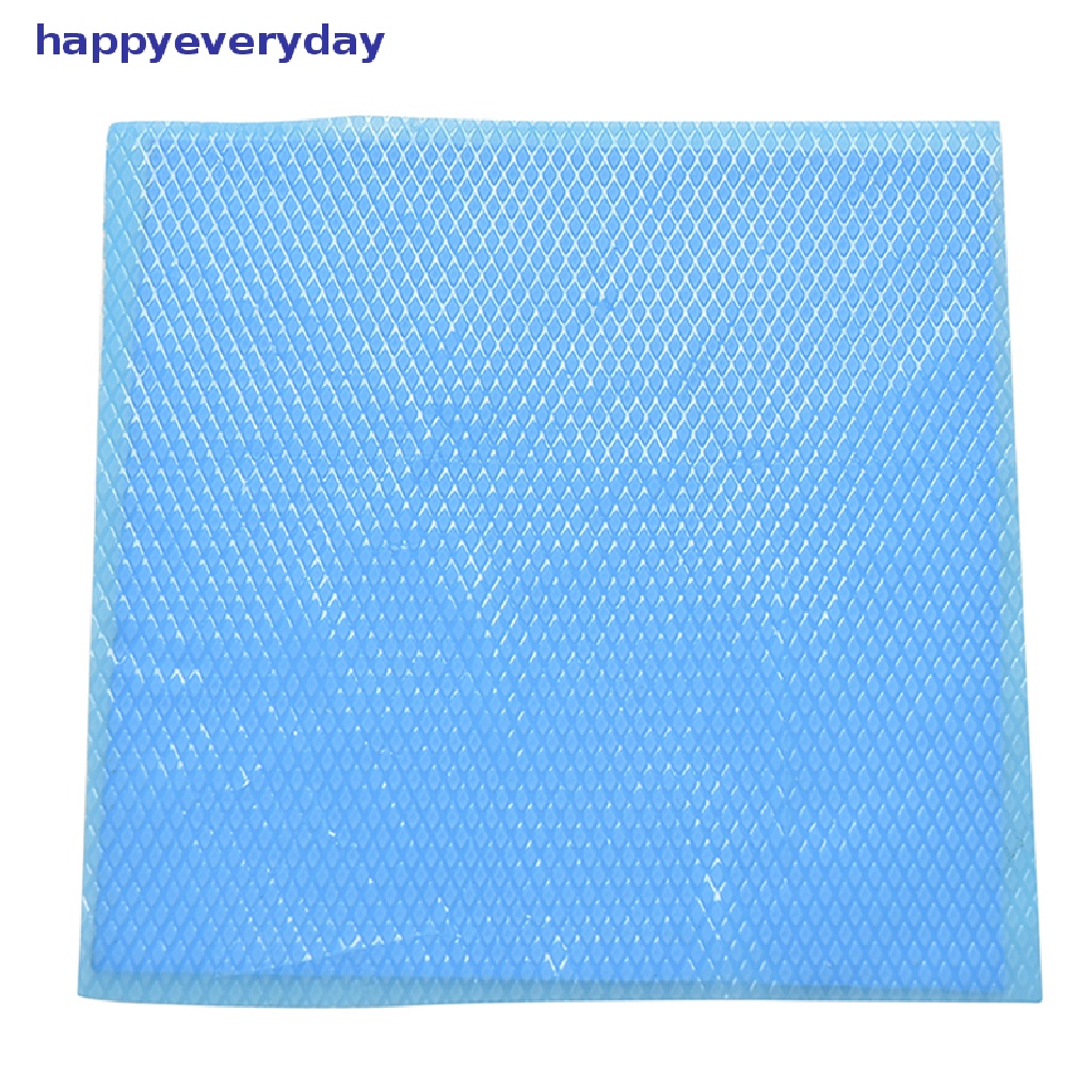[happy] 100mmx100mmx1mm Biru Heatsink Pendingin Thermal Conductive Uncut Silicone Pad [ID]