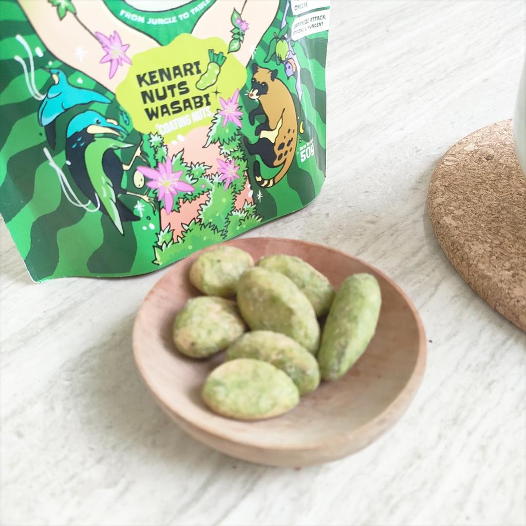 

NIH Kacang Kenari Panggang Wasabi 50g ( Coating Nut Kenari Salut )