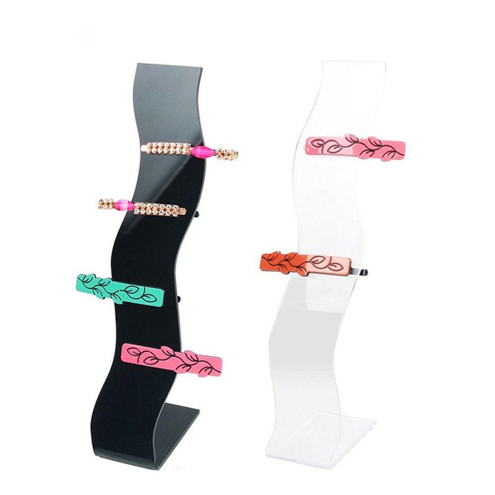 [Elegan] Jepit Rambut Holder Halus Serbaguna Fashion Aksesoris Rambut Holder Bracket Hadiah Gadis Plastik Hair Pin Organizer