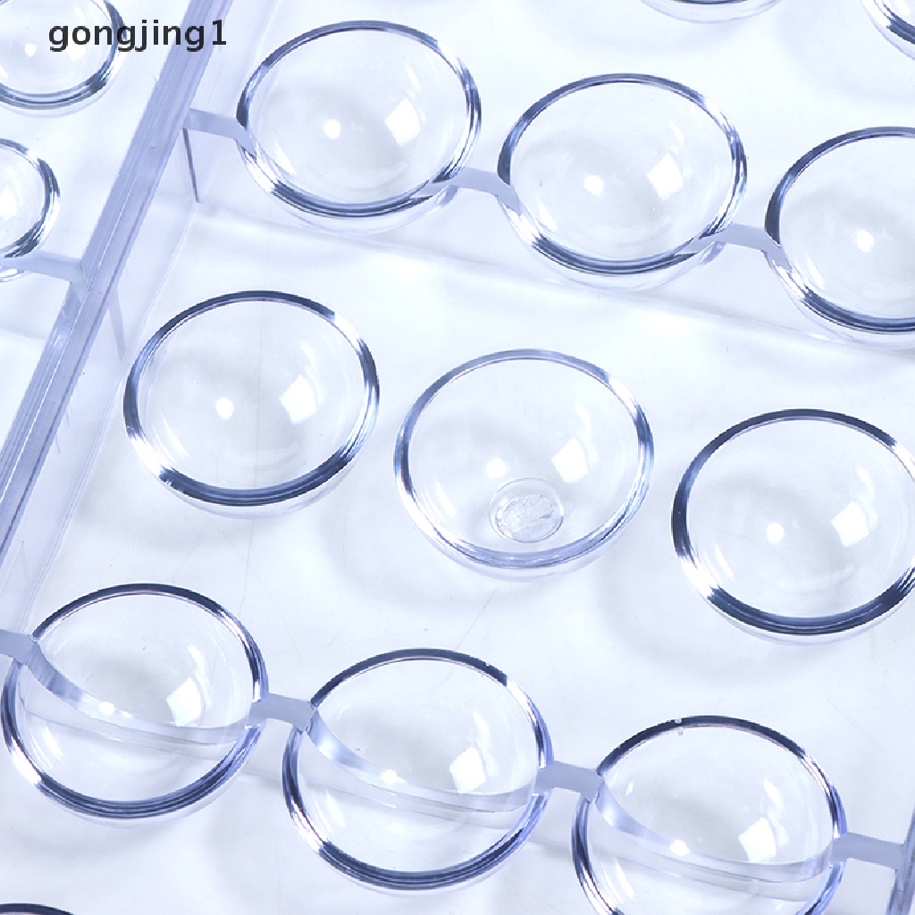 Ggg Cetakan Coklat 3D Polycarbonate Sphere Ball Cetakan Kue Tebal Cetakan Coklat ID