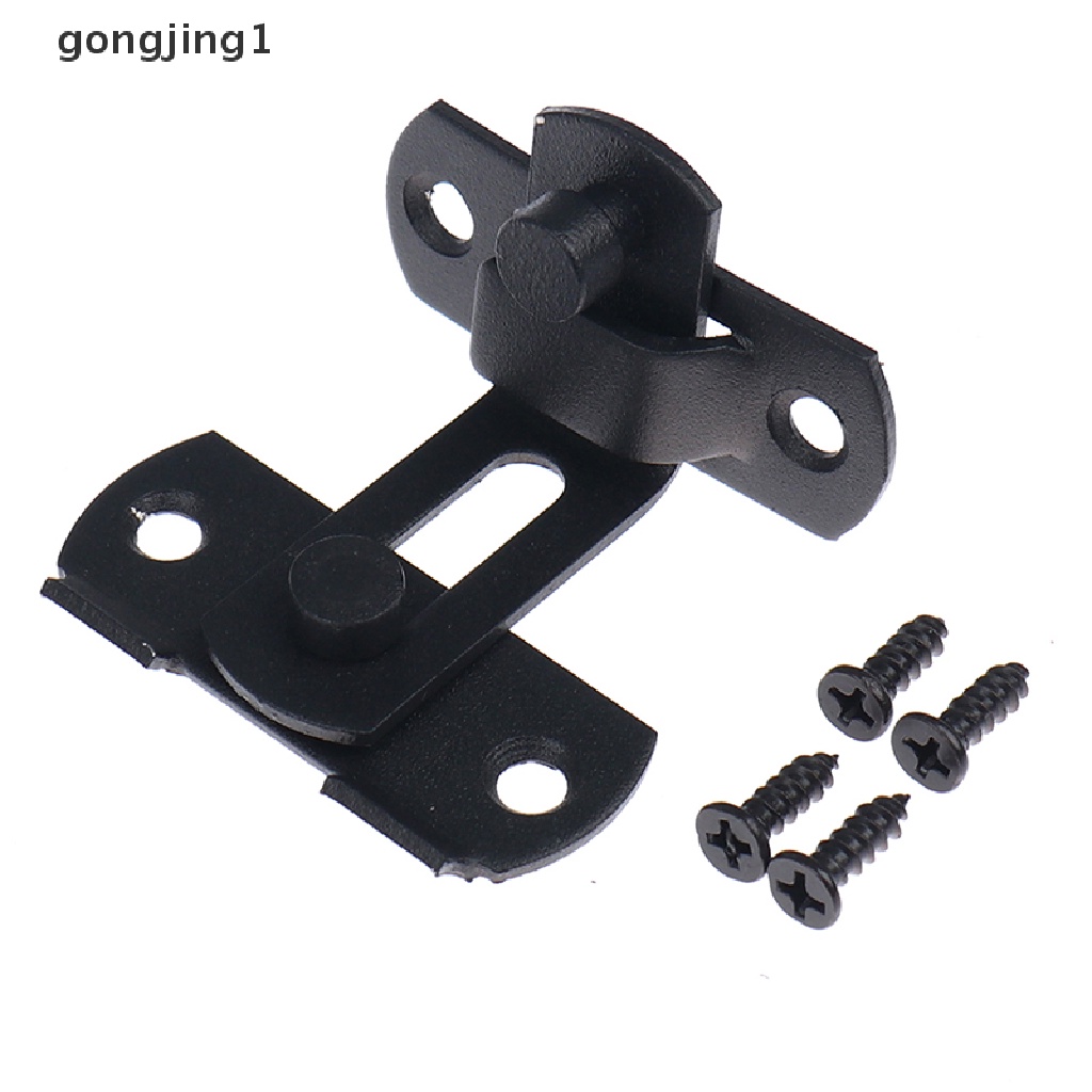 Ggg Pintu Gudang Baja Cor Hook Kait Kunci Dekorasi Sudut Kanan Sliding Door Buckle ID