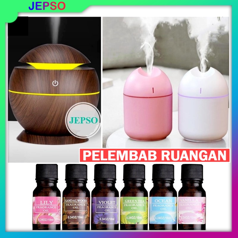 JEPSO Humidifier pelembab ruangan Essential oil Aroma terapi diffuser Minyak Aroma Therapi Esensial 