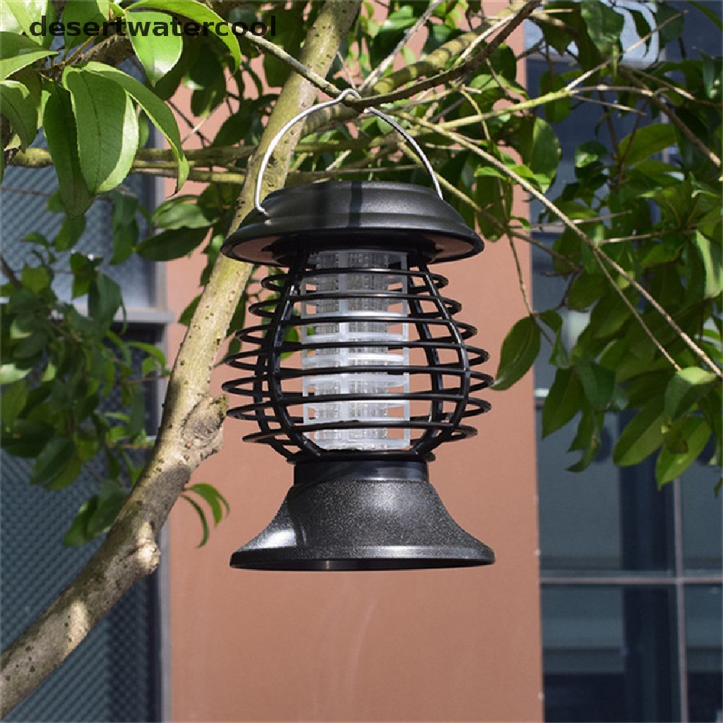 Deid Solar Mosquito Killer Lamp Outdoor Hama Lalat Bug Serangga Zapper Trap Lamp Light  Martijn