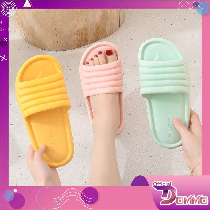 DOMMO - D5788 Sandal Import EVA Candy Color / Sandal Empuk / Sandal Unisex /  Sandal Karet / Sandal Slop Anti Slip / Sandal Hotel