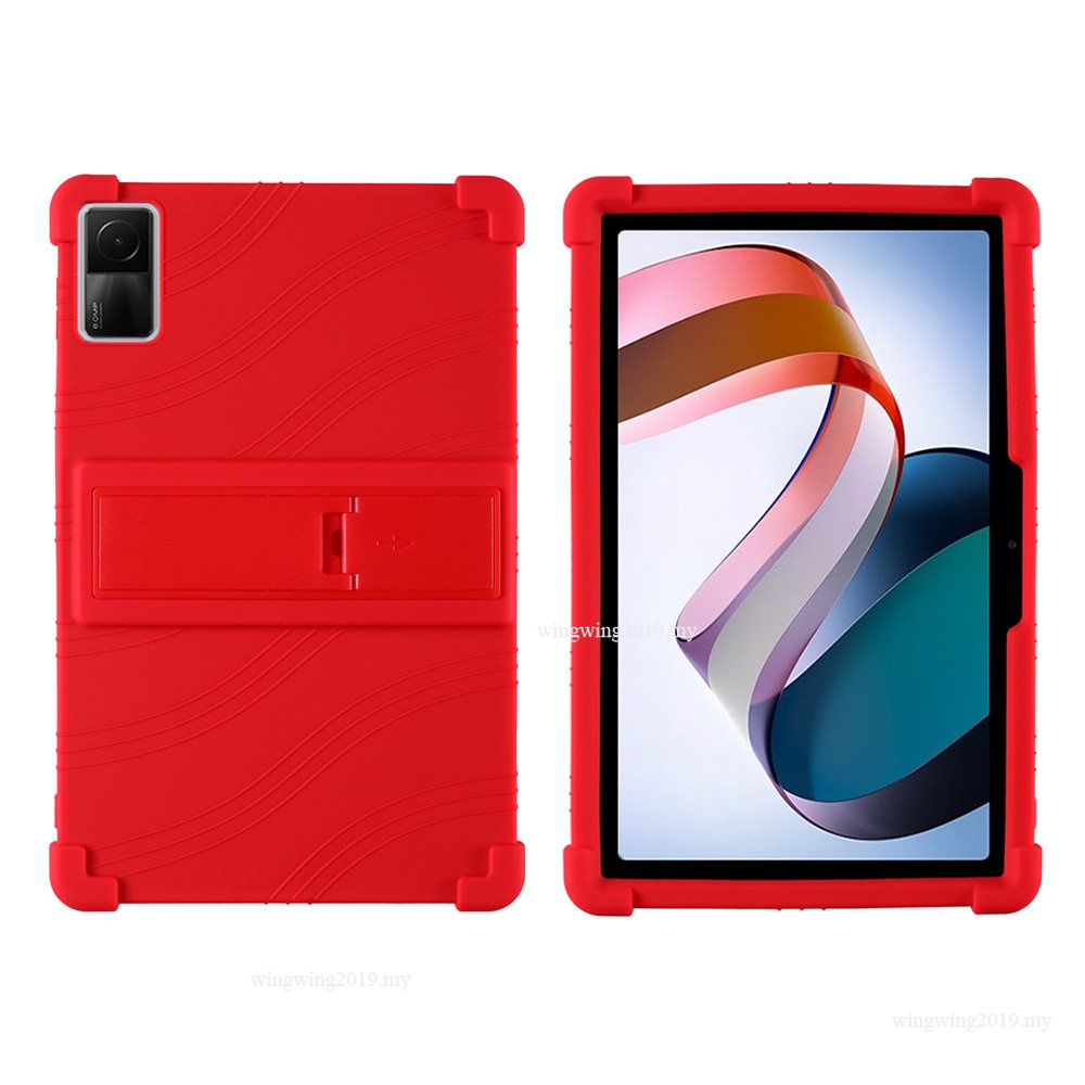 Untuk Redmi Pad 10.61 Tablet Pelindung Case 10.61-inci Silikon Airbag Dengan Bracket Tahan Jatuh Pelindung Case