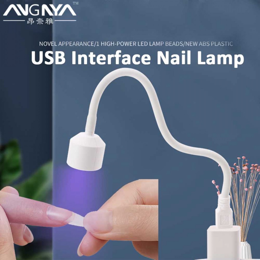 Portable Nail Dryer Pengering Kutek Perawatan Kuku Lampu LED UV 6W USB