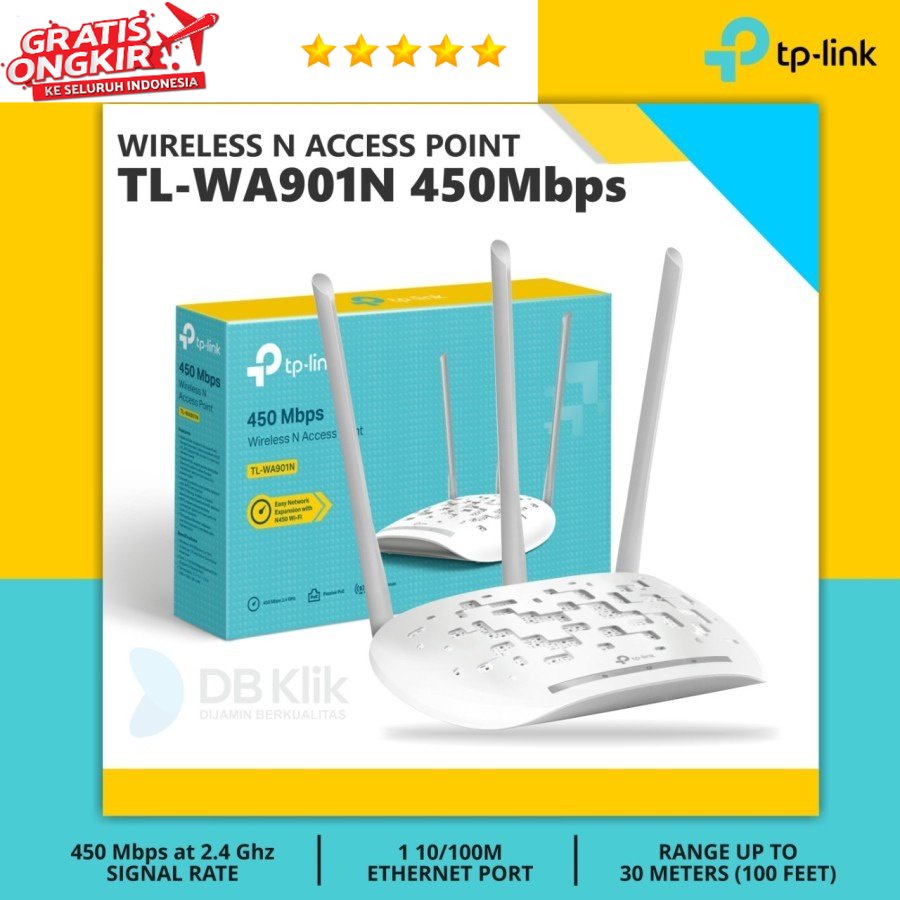 Access Point TP-Link TL-WA901N 450Mbps - TP Link TL-WA901N Wireless