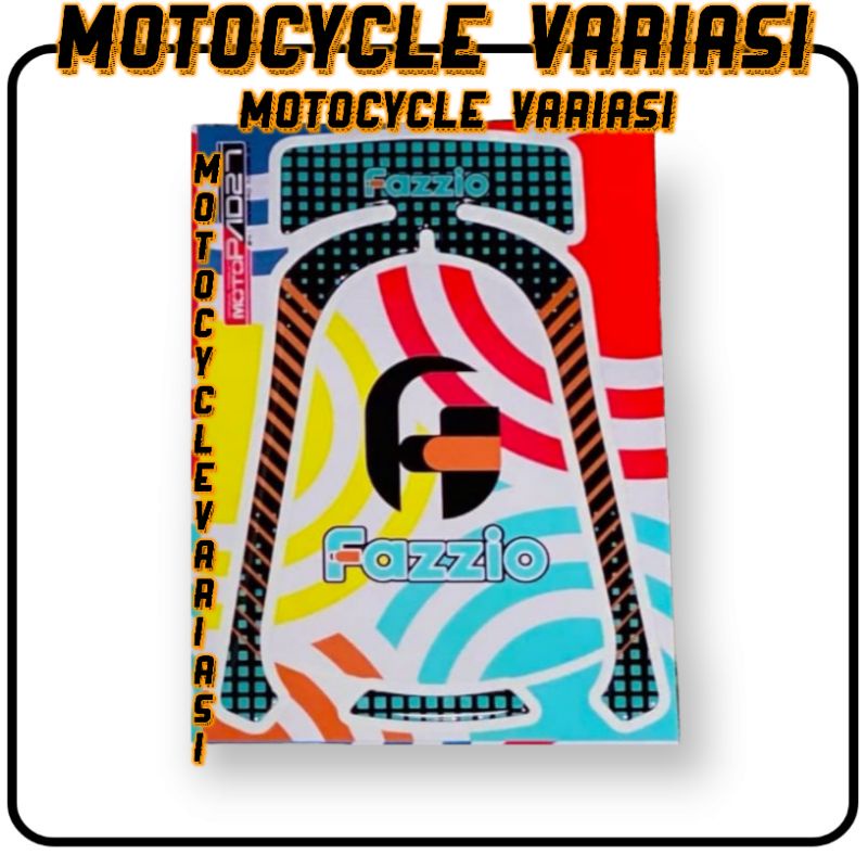 Motopad27 Sticker stiker lampu belakang Fazzio stiker fazzio premium