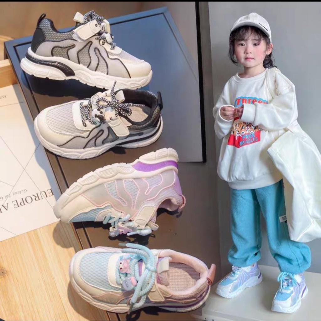 (HZ) Sepatu Sneaker Anak / Sepatu Import HZK142