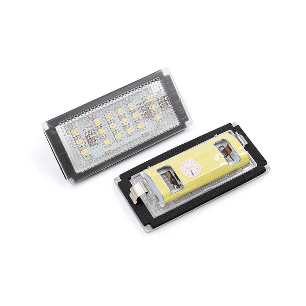 2pcs Putih Lampu Plat Nomor Plat LED Lampu Untuk BMW 3-Series E46 2pintu Facelift M3 Facelift 2004-2006