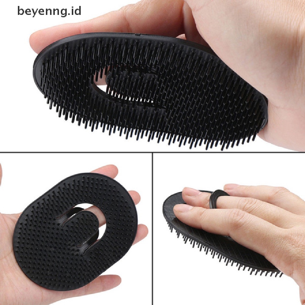 Beyen Sikat Sisir Rambut Saku Travel Portable Palm Hair Styling Tool Sisir Pijat Kulit Kepala ID