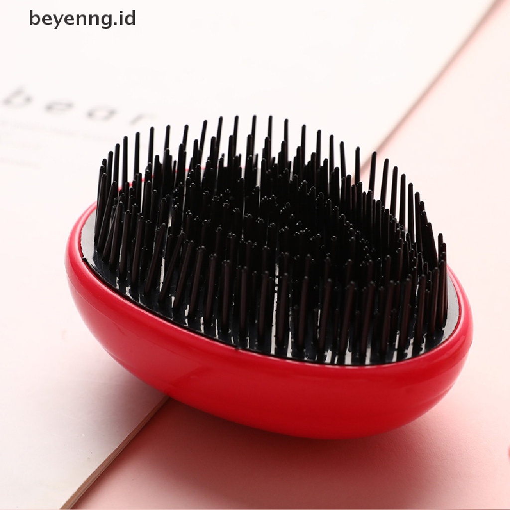 Beyen Perawatan Rambut Bentuk Telur Anti Statis Styling Tools Hair Brushes Detangling Comb ID