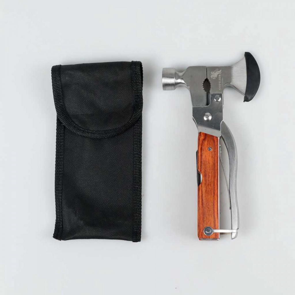 KNIFEZER Alat  Multifungsi EDC Axe Hammer Survival Tools