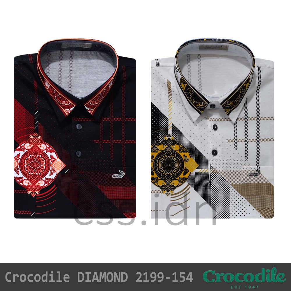 Kaos Kerah Kemeja Pria Crocodile Diamond 2199-154