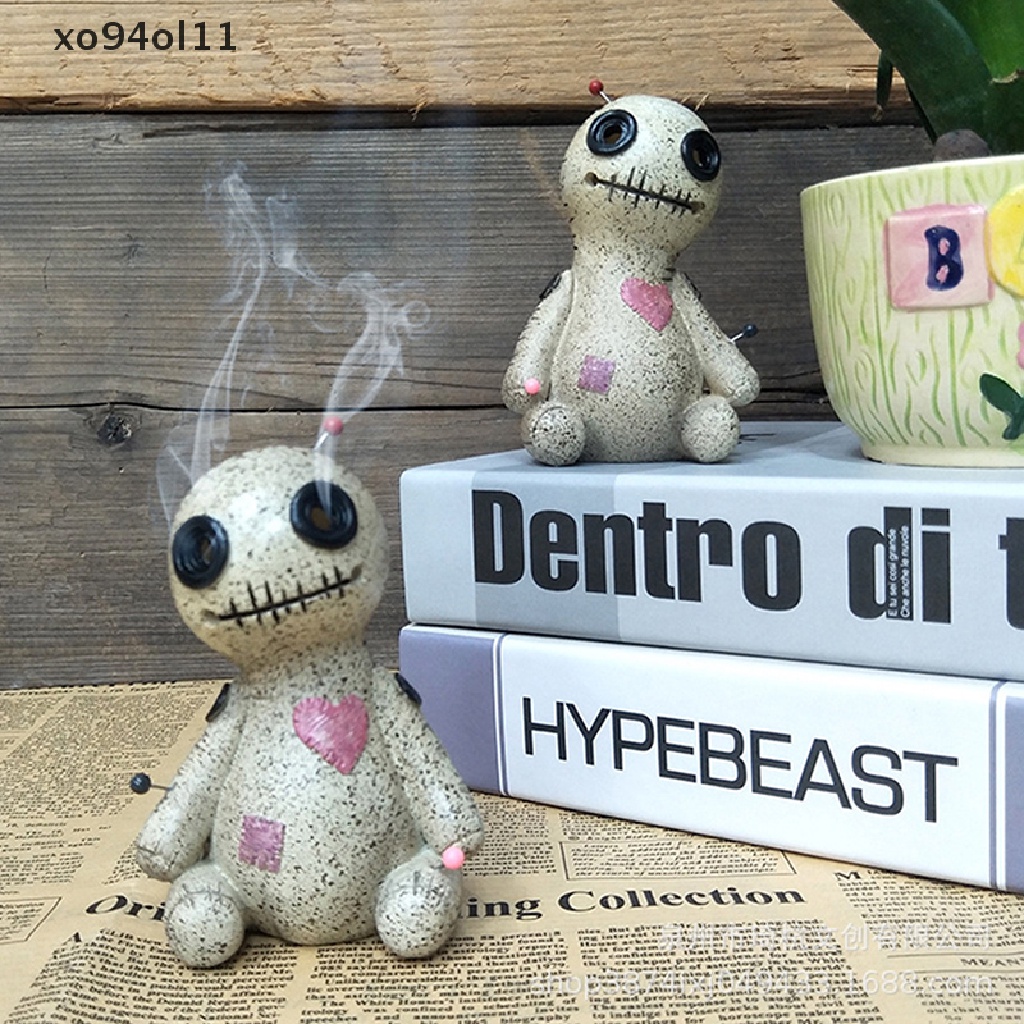 Xo Voodoo Boneka Kerucut Burner Ornamen Properti Hias Dekorasi Rumah Pedupaan OL