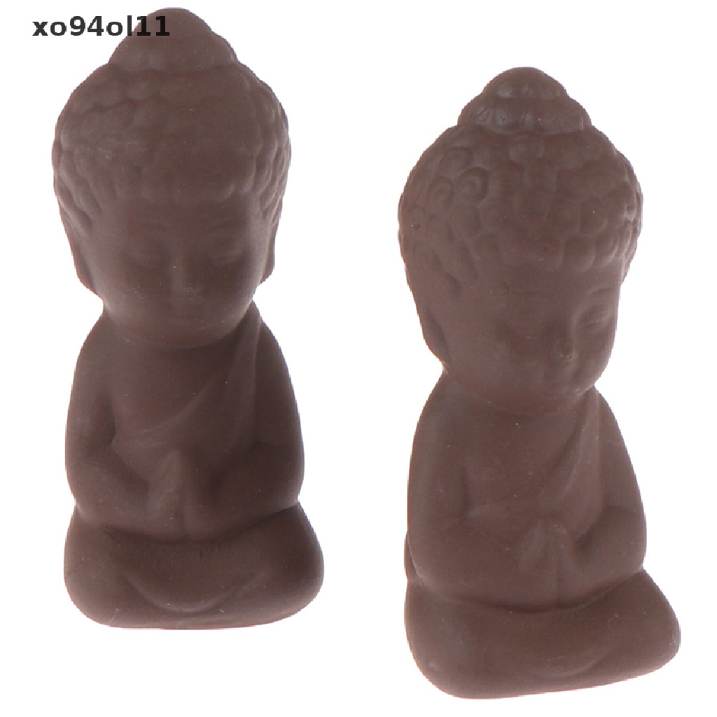 Xo 1Pc Aksesoris Taman Mini Meditasi Patung Buddha Patung Keramik Dekorasi Rumah OL