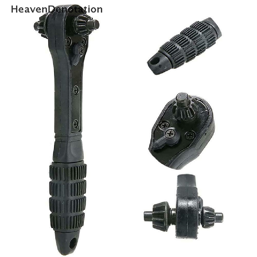 [HeavenDenotation] 2in1 Drill Chuck Ratchet Spanner Dua Arah Ratchet Cepat Dua Ujung HDV