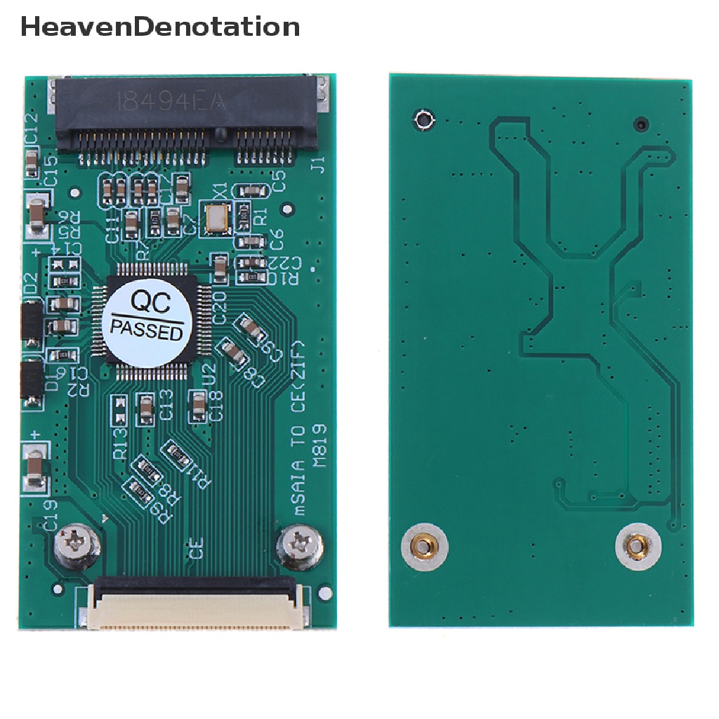 [HeavenDenotation] 1.8 &quot;Mini mSATA PCI-E SSD Ke 40Pin ZIF Card CE Kabel Adapter Converter HDV