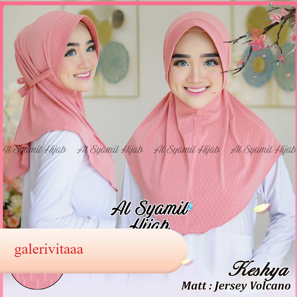 Jilbab Jersey / Hijab Instan / Daily Hijab/ Kerudung Jersey Keisya Premium by Al Syamil Hijab 02