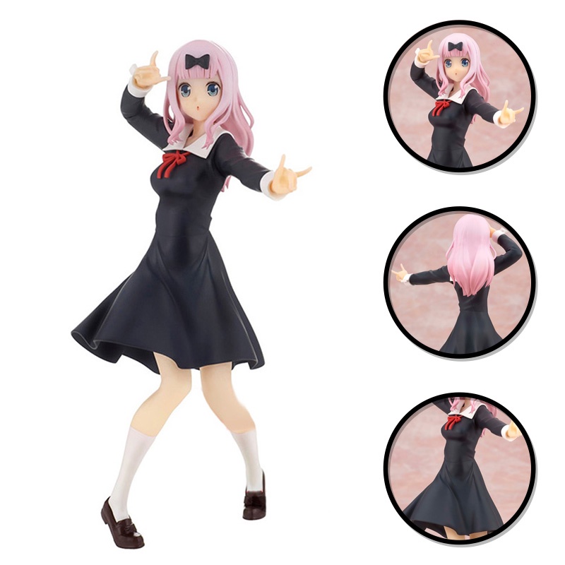 Anime Figure Kaguya-Sama Love Is War Shinomiya Kaguya Fujiwara Chika Action Figure Mainan Model Koleksi Untuk Anak