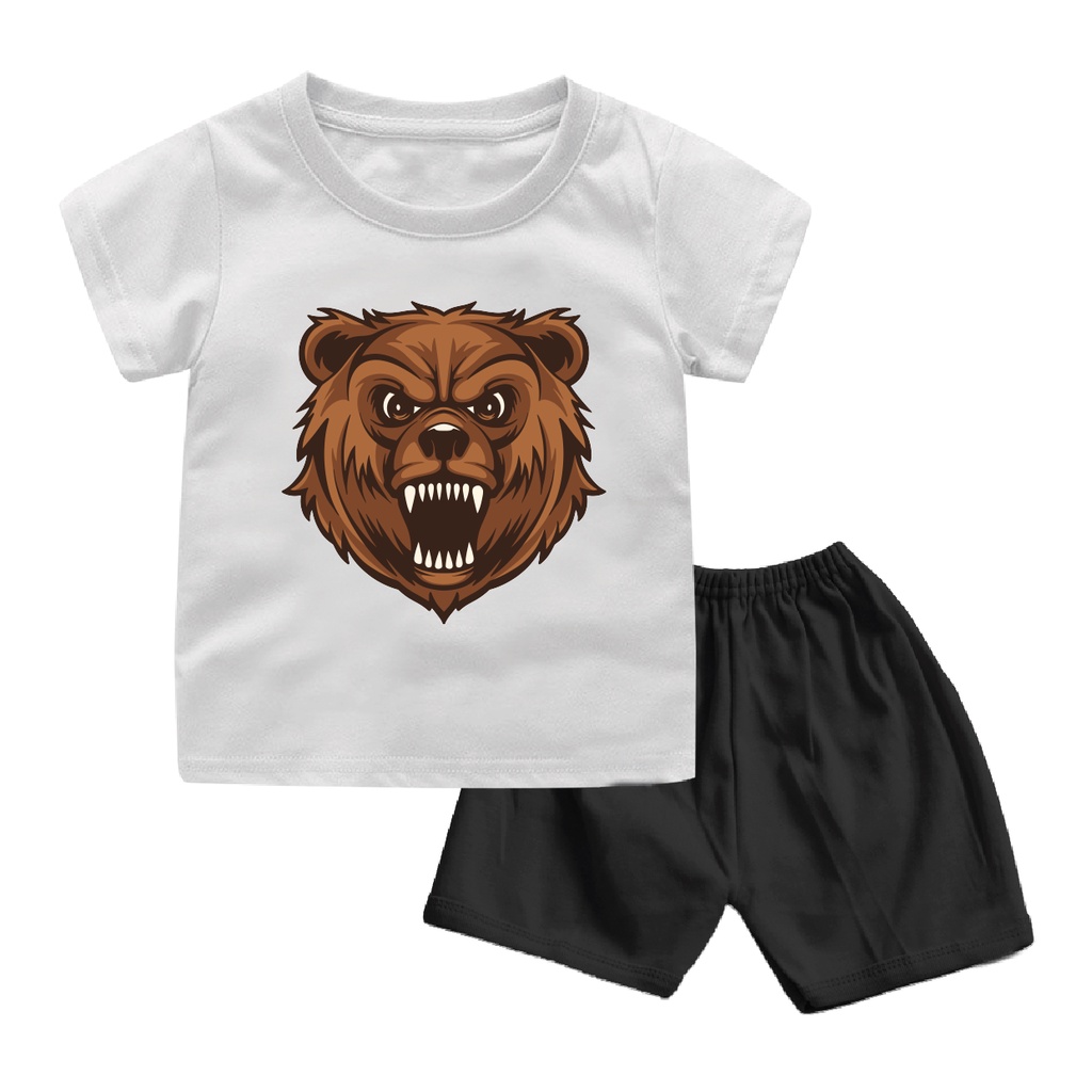 Setelan Bayi &amp; Anak Bear Barong Series Untuk Usia 6 Bulan-8 Tahun Bahan Katun Combed 30s Premium