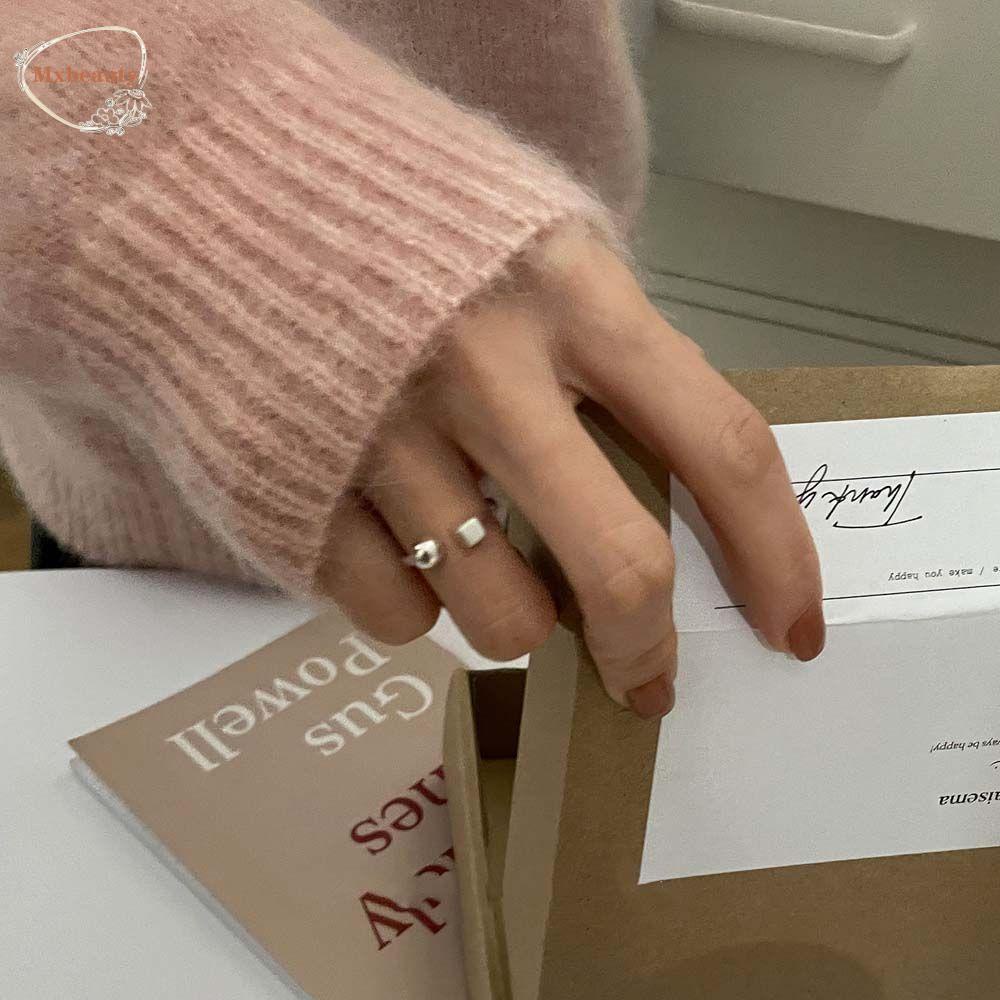 Mxbeauty Cincin Terbuka Kepribadian Retro Minimalis Tembaga Untuk Pria Wanita Vintage Knuckle Ring