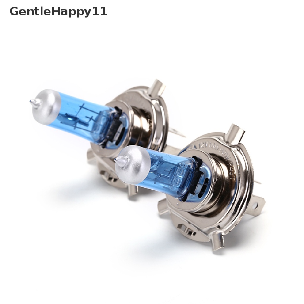 Gentlehappy 2x T4 55W Putih Terang Xenon Haen HID Headlight Bulbs Lampu Mobil Auto Lamp Cahaya id