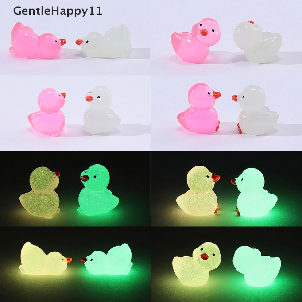 Gentlehappy 1/10Pcs Boneka Bebek Resin Bercahaya Mini Menyala Dalam Gelap DIY Rumah Taman Mobil Mainan Rumah Boneka Ornamen Aksesoris id