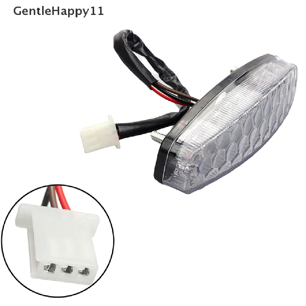 Gentlehappy 12V 18led Rem Sepeda Motor Stop Running Tail Lampu Belakang ATV Dirt Bike id