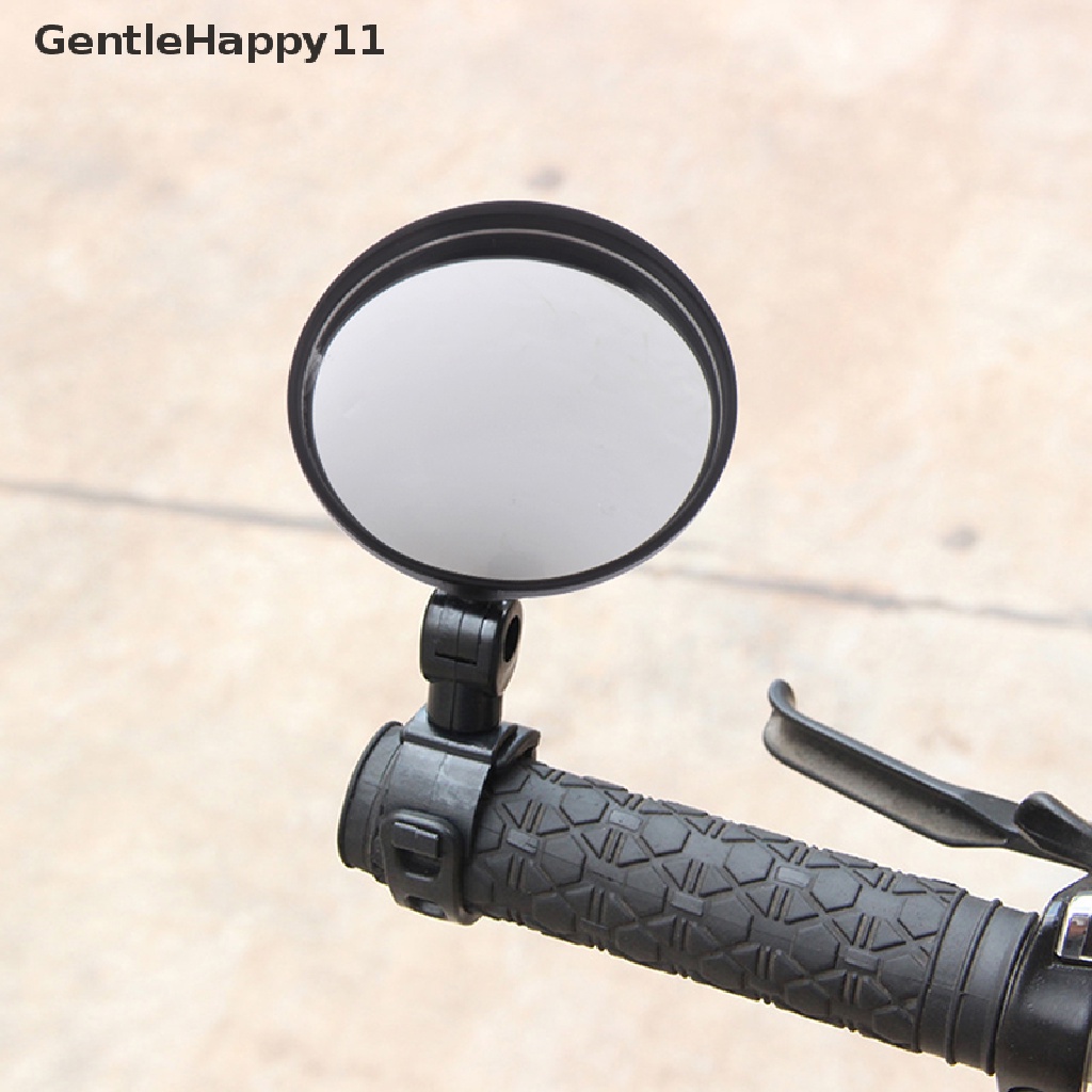 Gentlehappy Kaca Spion Adjustable Sepeda Wide-angle Convex Mirror Gagang Silikon id