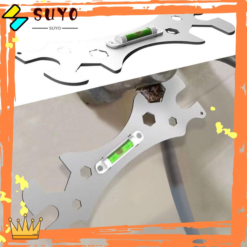 Suyo Hexagon Wrench Stainless Steel Penggaris Pengukur Jarak Instalasi Kran Shower