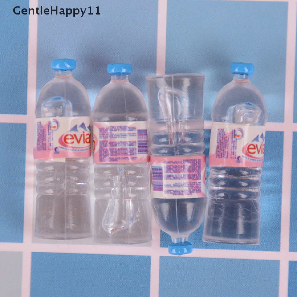 Gentlehappy1:12 4Pcs Botol Air Rumah Boneka Miniatur Mainan Boneka Aksesoris Dapur id