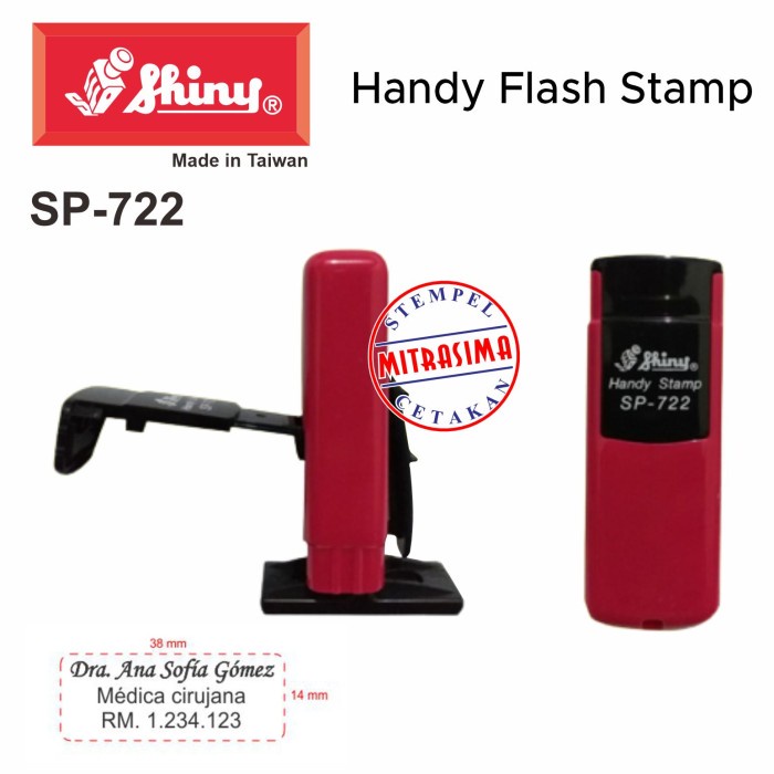 

Stempel Shiny SP-722 ( SP722 stempel flash Handy Stamp Pocket SP 722 )