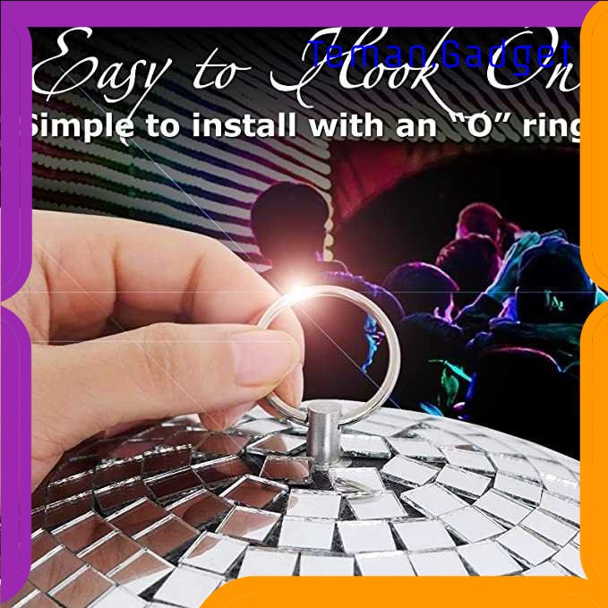 TG - LMP AILAMP Bola Disko Kaca Gantung Reflective Mirror Disco Ball - D018