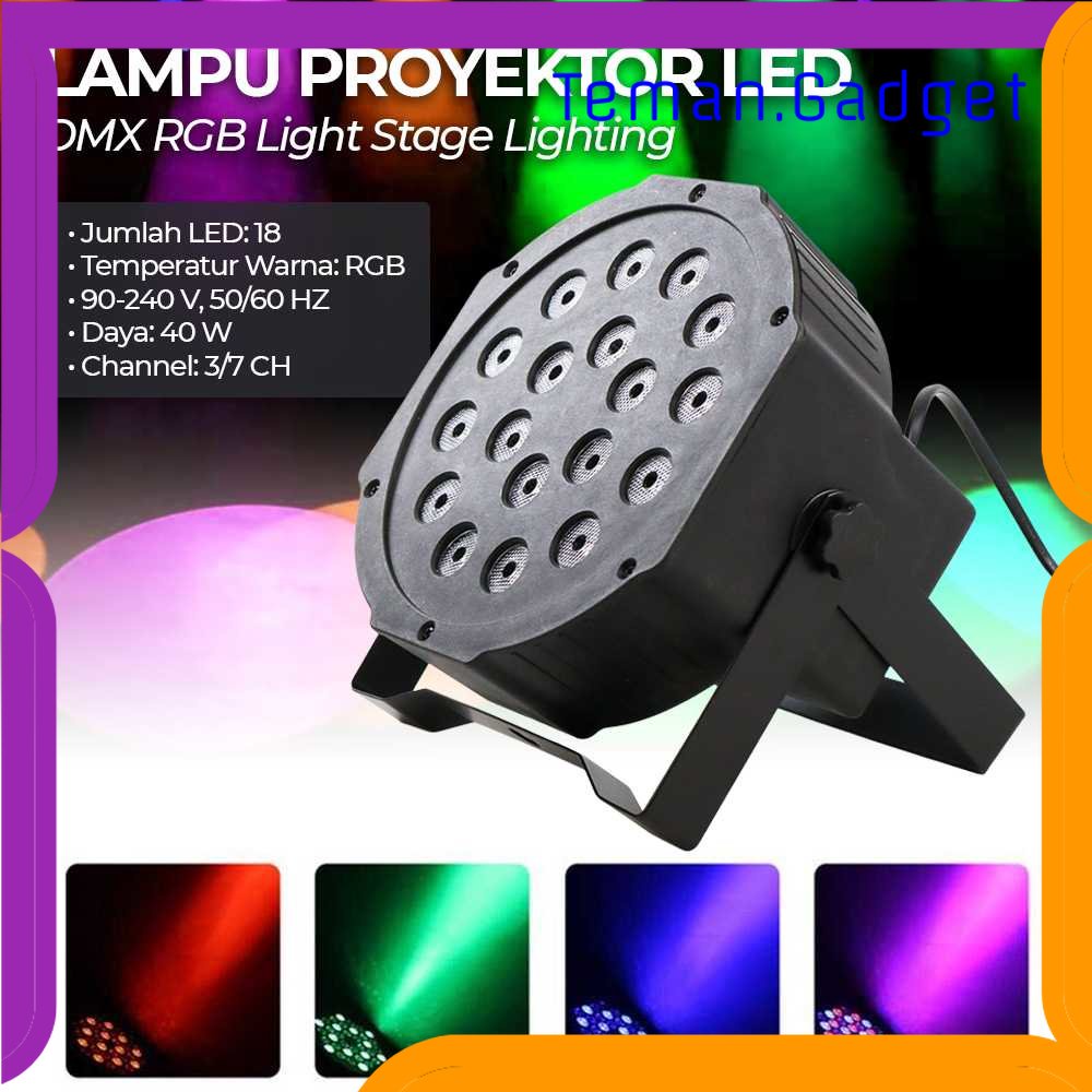 TG - LMP Alien Lampu Sorot LED RGB Spotlight DMX Port 40W 240V - AL36