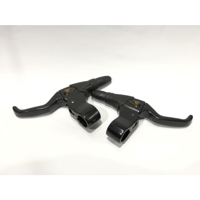 HANDLE REM BRAKE LEVER SEPEDA HITAM ALLOY VINTAGE VANGUARD NOS BESAR