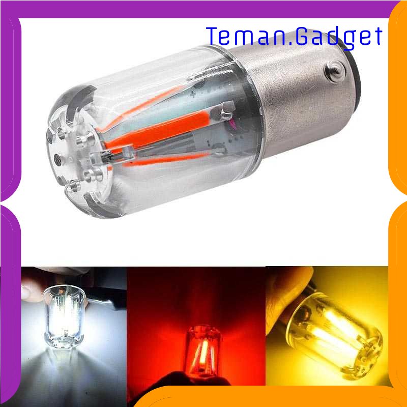 TD - OTO EURS Lampu Rem Mobil LED Stop Lamp IP68 COB P21W 1157 BAY15D - ES01