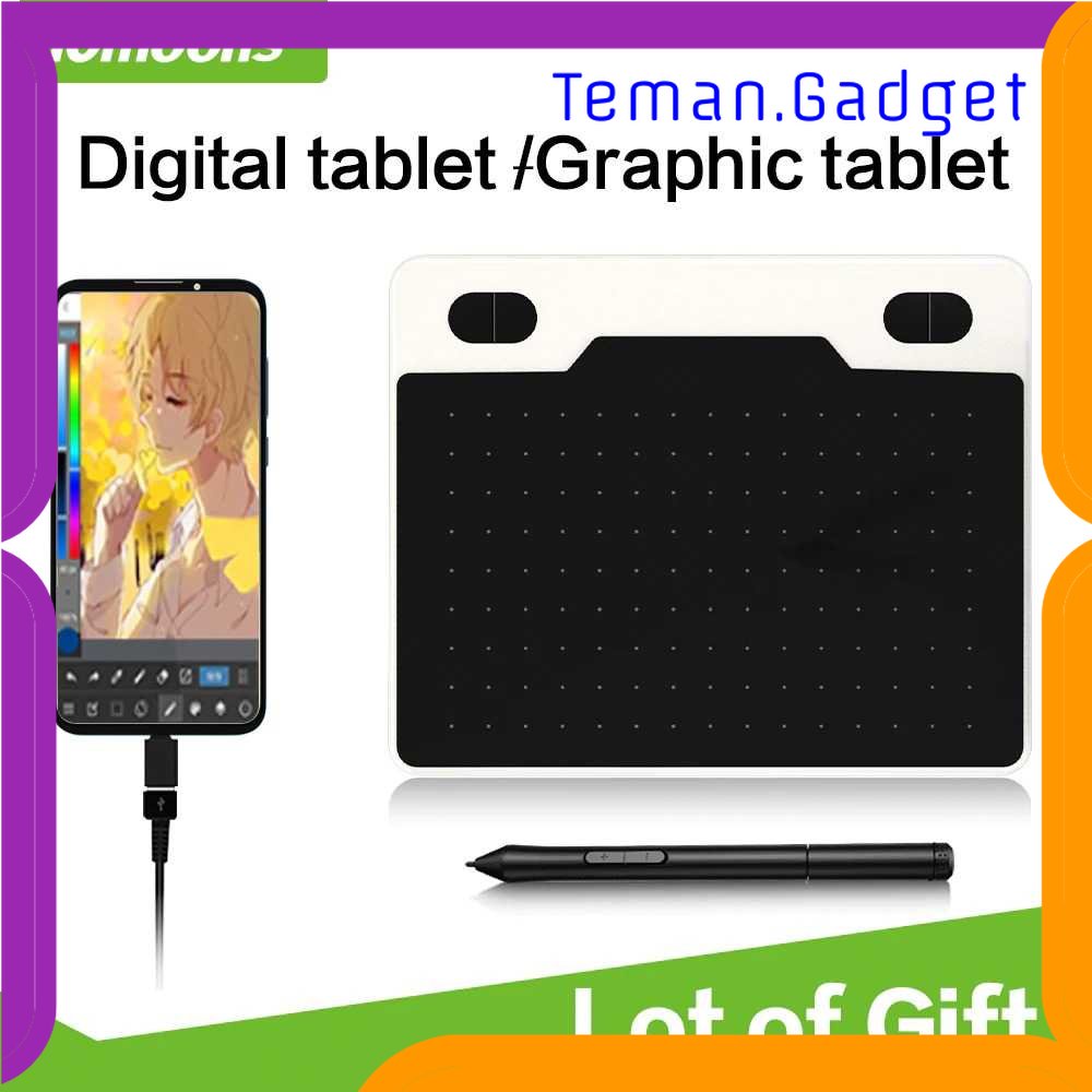 TG - KMP 10moons Graphics Digital Drawing Tablet 6 Inch with Stylus Pen - T503