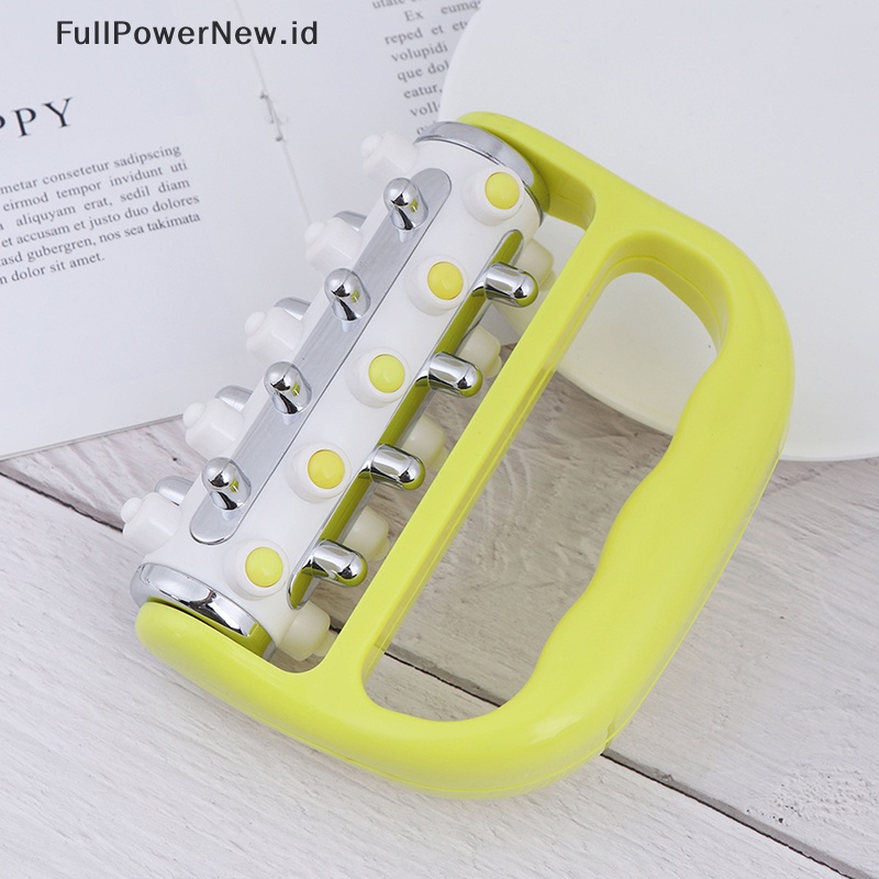 Power Manual Body Massager Roller Handheld Pain Relief Selulit Pijat Press Roller ID