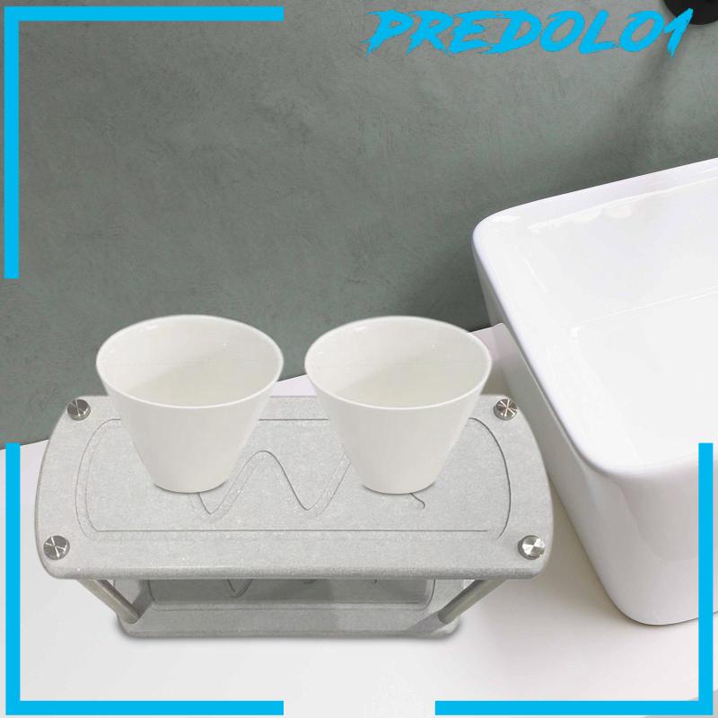 [Predolo1] Cups Organizer Diatom Mud Cup and Mug Coaster Untuk Wastafel Ruang Tamu Kamar Mandi