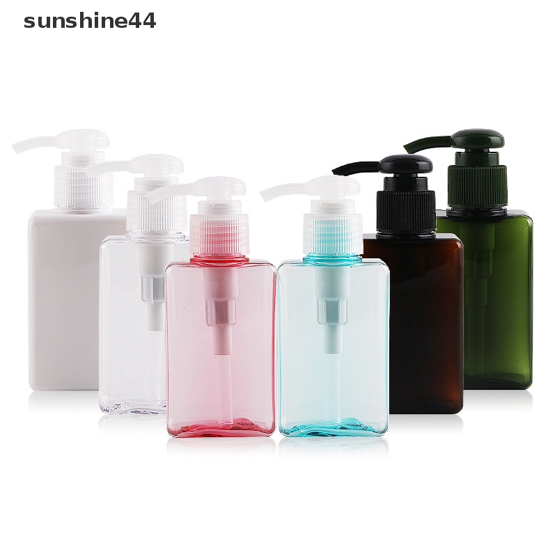 Sunshine Botol Busa Portable Botol Kosong Lotion Shampoo Dispenser Botol Isi Ulang ID