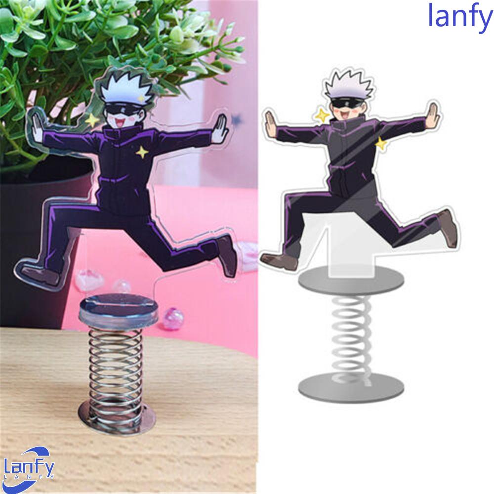 Lanfy Mainan Action Figure Model Anime Jujutsu Kaisen Jujutsu Kaisen Bahan Akrilik Untuk Dekorasi Meja