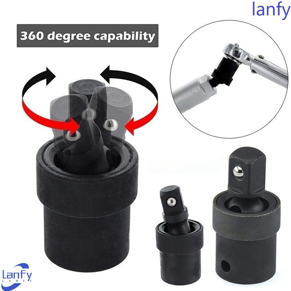 Lanfy Knuckle Joint Air Impact 360derajat Swivel Adjustable Socket Adapter